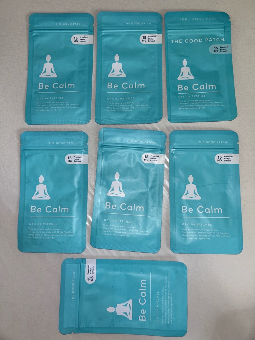 7x The Good Patch Be Calm Skincare Patches — Turquoise